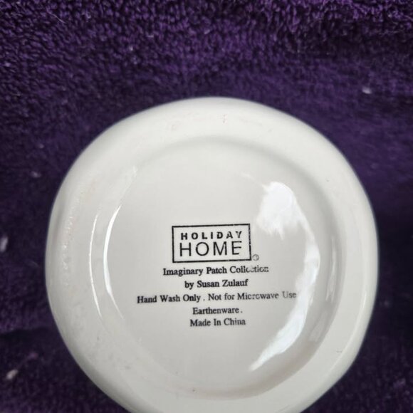 Ceramic~ Holiday Home Sugar Snowman & Creamer Santa Set - Picture 2 of 3